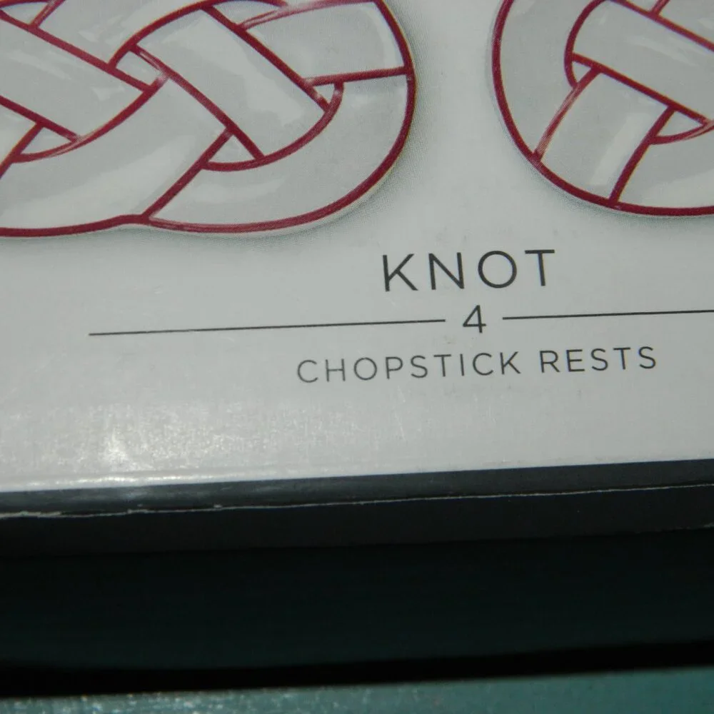 Williams Sonoma Knot Chopstick Rest Set of 4